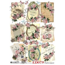 Hartie de decoupage Asket