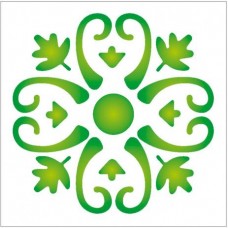 Sablon arabesc Opa 10x10cm
