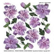 Folie Sospeso Trasparente- Purple Flower